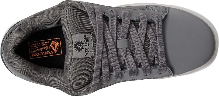 Volcom Stone Op Art EH Comp Toe Men's Shoes Dark Grey/Charcoal : 7 M, Suede - Image 2
