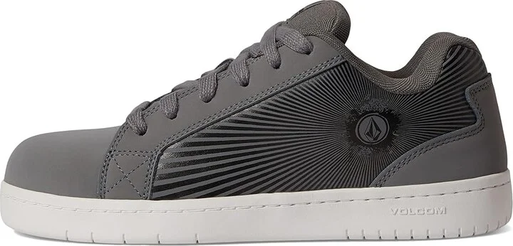 Volcom Stone Op Art EH Comp Toe Men's Shoes Dark Grey/Charcoal : 7 M, Suede - Image 6