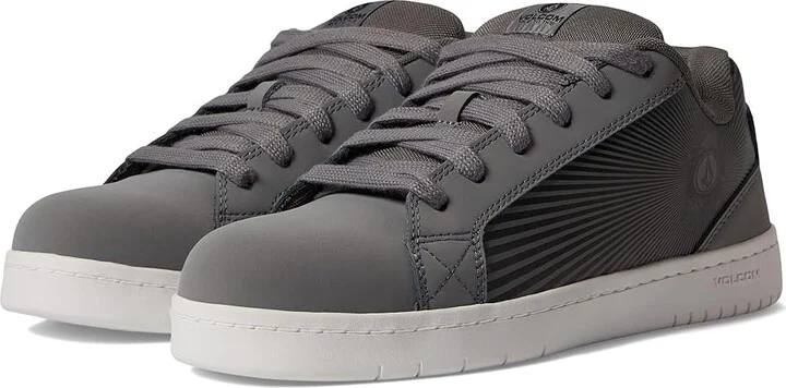 Volcom Stone Op Art EH Comp Toe Men's Shoes Dark Grey/Charcoal : 7 M, Suede