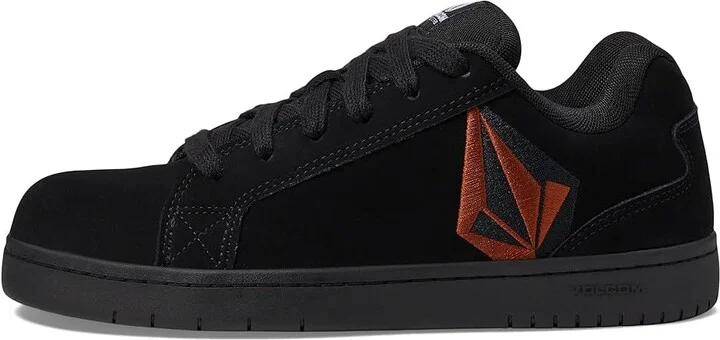 Volcom Stone SD Comp Toe Men's Shoes Black/Red : 8 M, Suede - Image 6