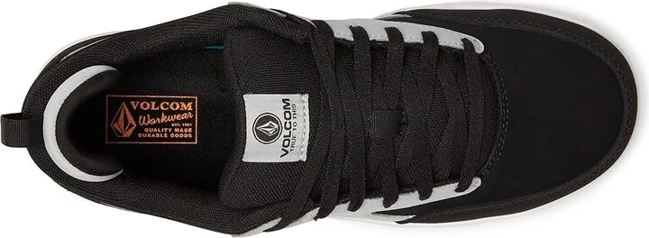 Volcom Vitals EH Comp Toe Men's Shoes Rinsed Black/Tower Grey : 10 M, Leather/Synthetic - Image 2