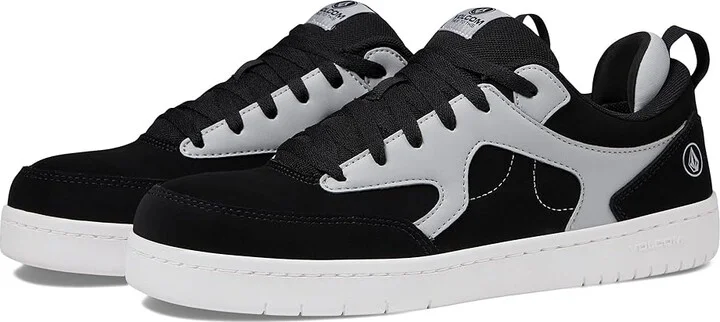 Volcom Vitals EH Comp Toe Men's Shoes Rinsed Black/Tower Grey : 10 M, Leather/Synthetic