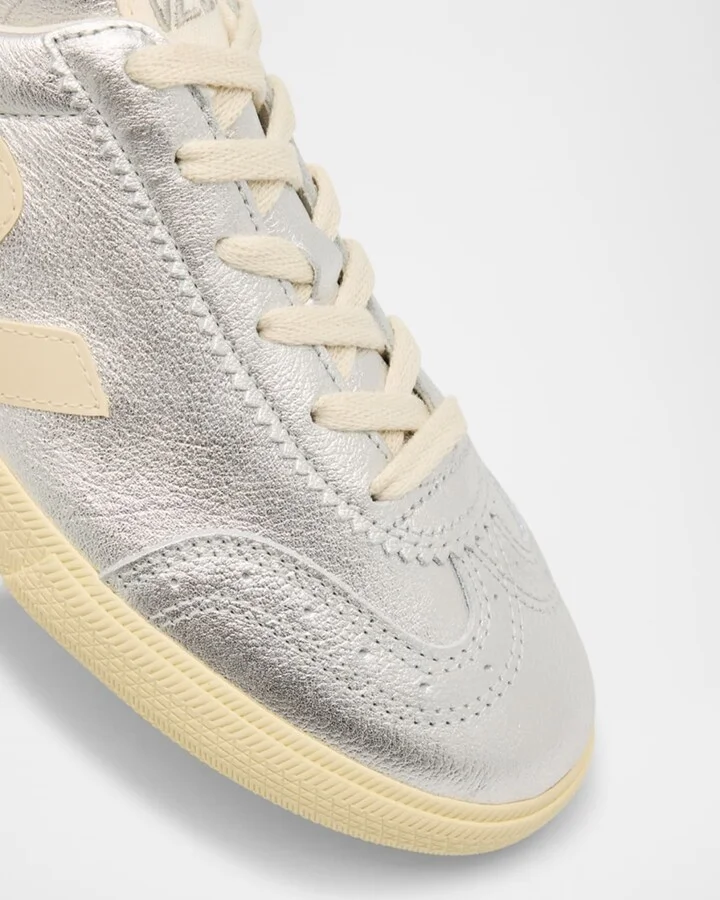Volley Low-Top Metallic Sneakers - Image 3