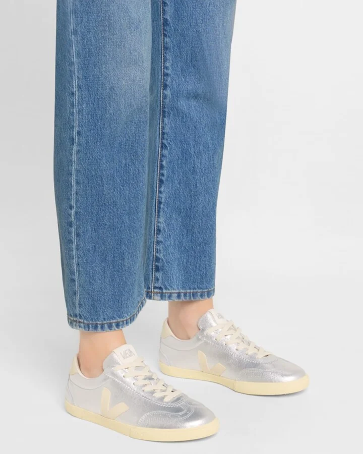 Volley Low-Top Metallic Sneakers - Image 6