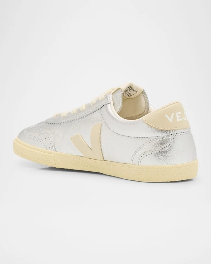 Volley Low-Top Metallic Sneakers - Image 9