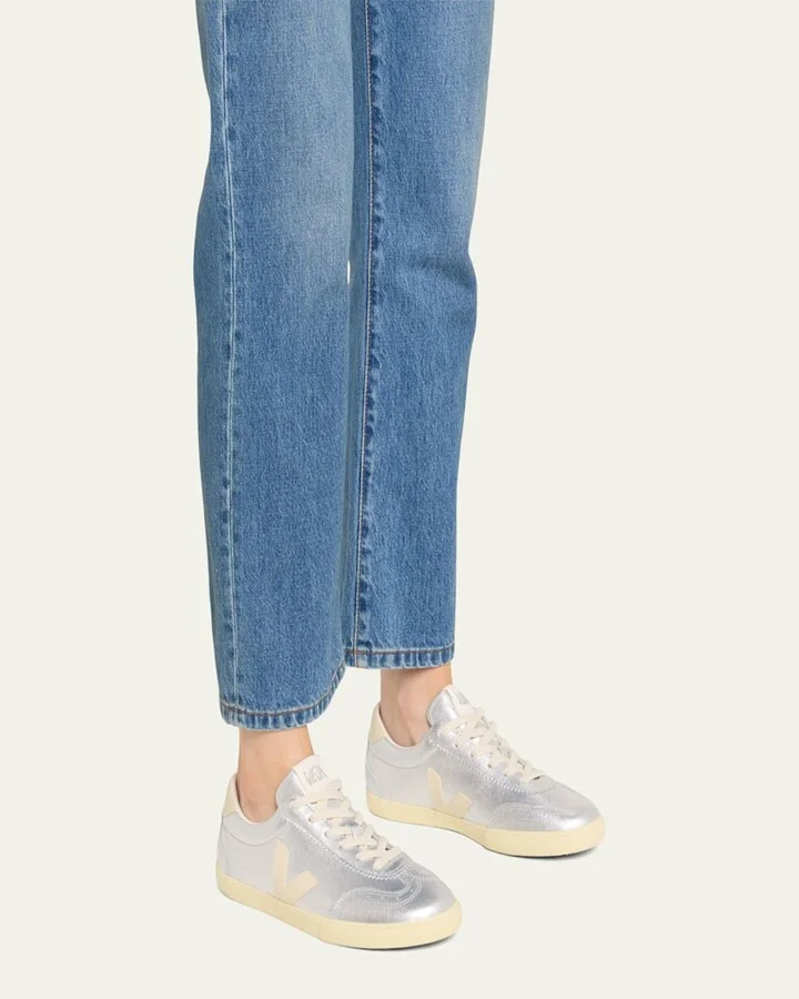 Volley Low-Top Metallic Sneakers - Image 3