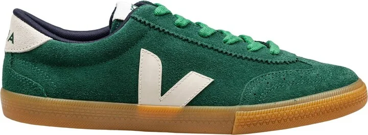 Volley Sneakers In Suede Color Green