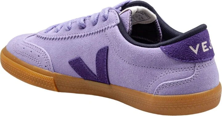 Volley Suede Sneakers Lavender Color - Image 3