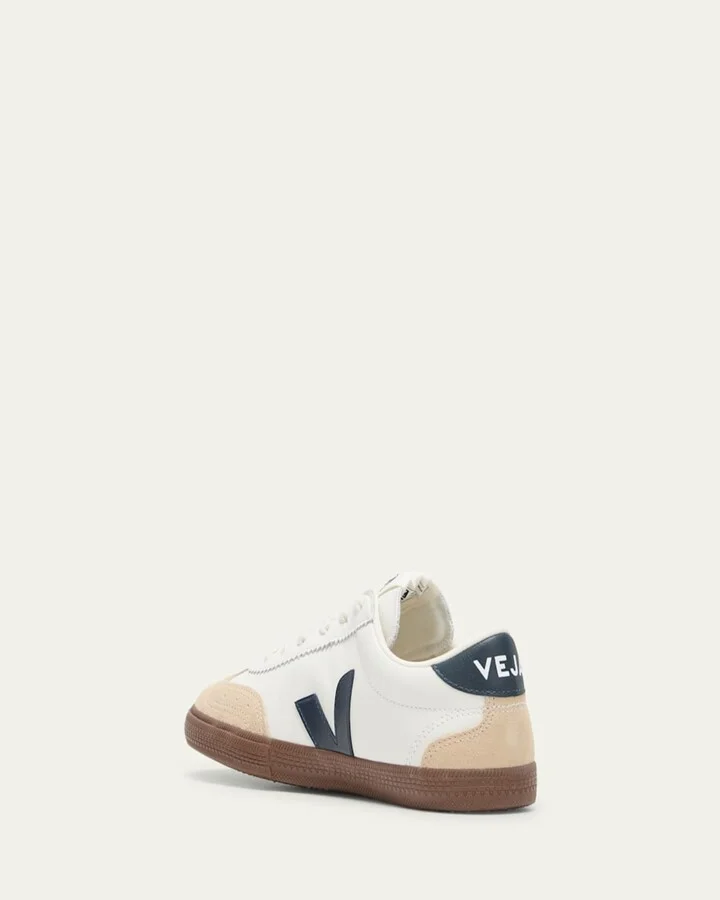 Volley Tricolored Low-Top Court Sneakers - Image 7