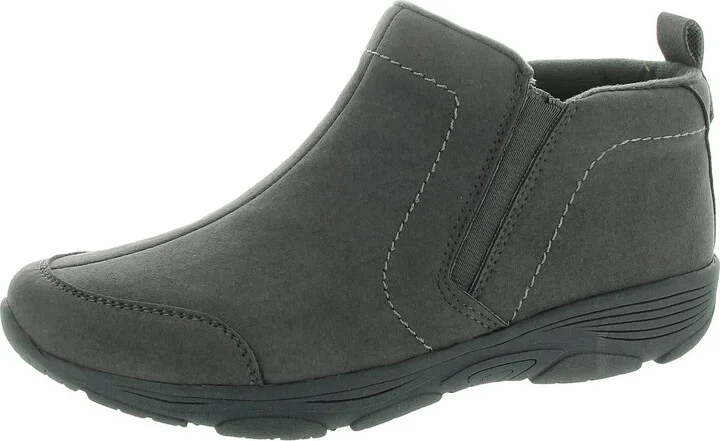 Vony 2 Womens Zipper Faux Suede Booties