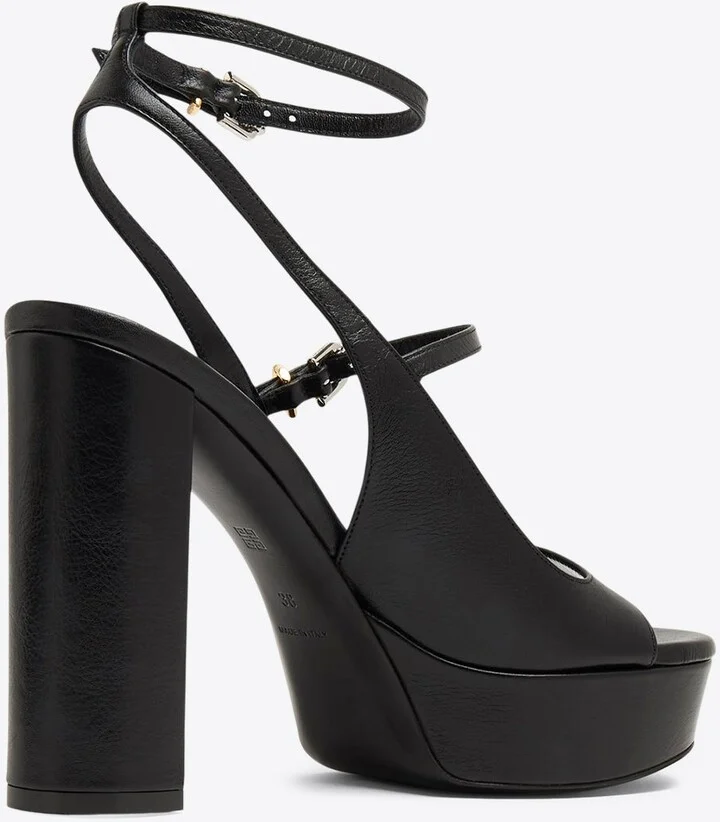 Voyou 115 Leather Platform Sandals - Image 2