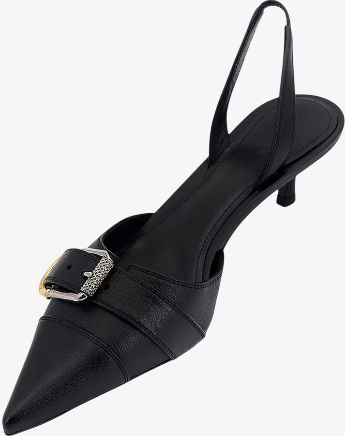 Voyou 45 Leather Slingback Pumps - Image 3