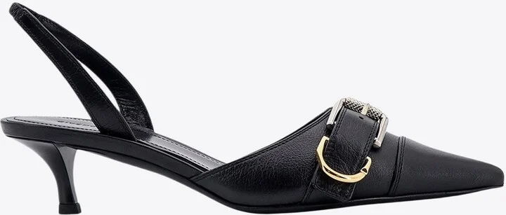 Voyou 45 Leather Slingback Pumps