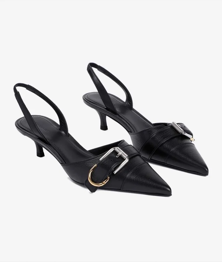 Voyou 45 Slingback Leather Pumps - Image 2