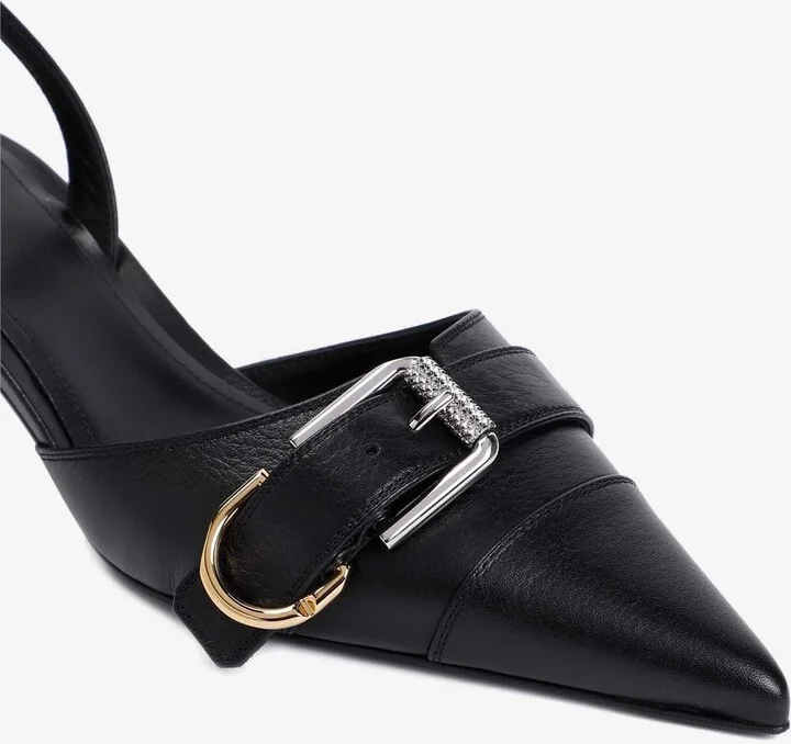 Voyou 45 Slingback Leather Pumps - Image 3