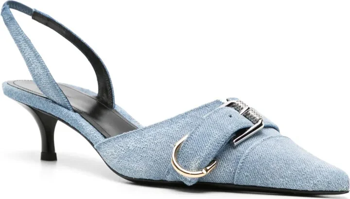 Voyou denim slingback pumps - Image 2
