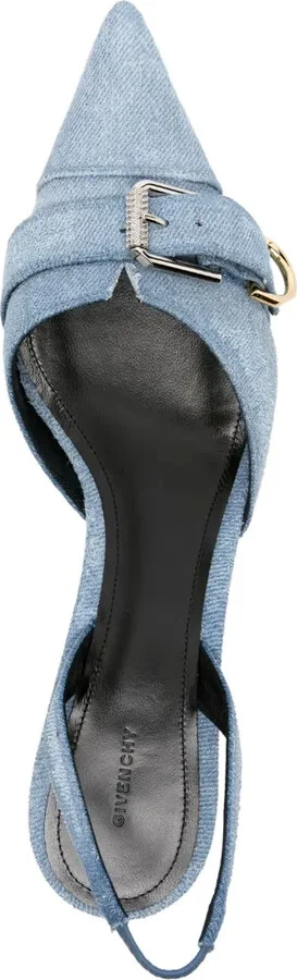 Voyou denim slingback pumps - Image 4