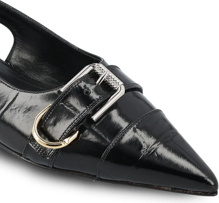Voyou Slingback Flat Shoes - Image 4