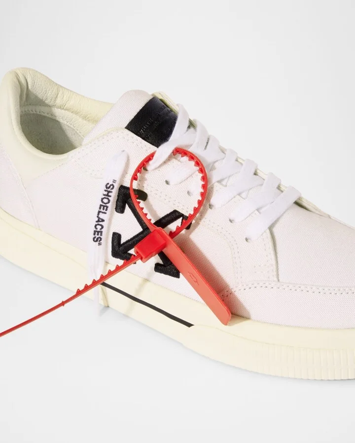 Vulcanized Canvas Bicolor Low-Top Sneakers - Image 3