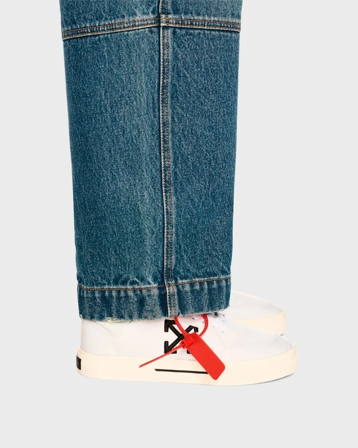 Vulcanized Canvas Bicolor Low-Top Sneakers - Image 4