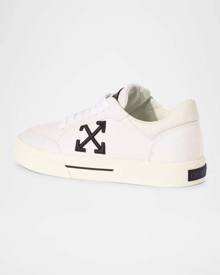 Vulcanized Canvas Bicolor Low-Top Sneakers - Image 10