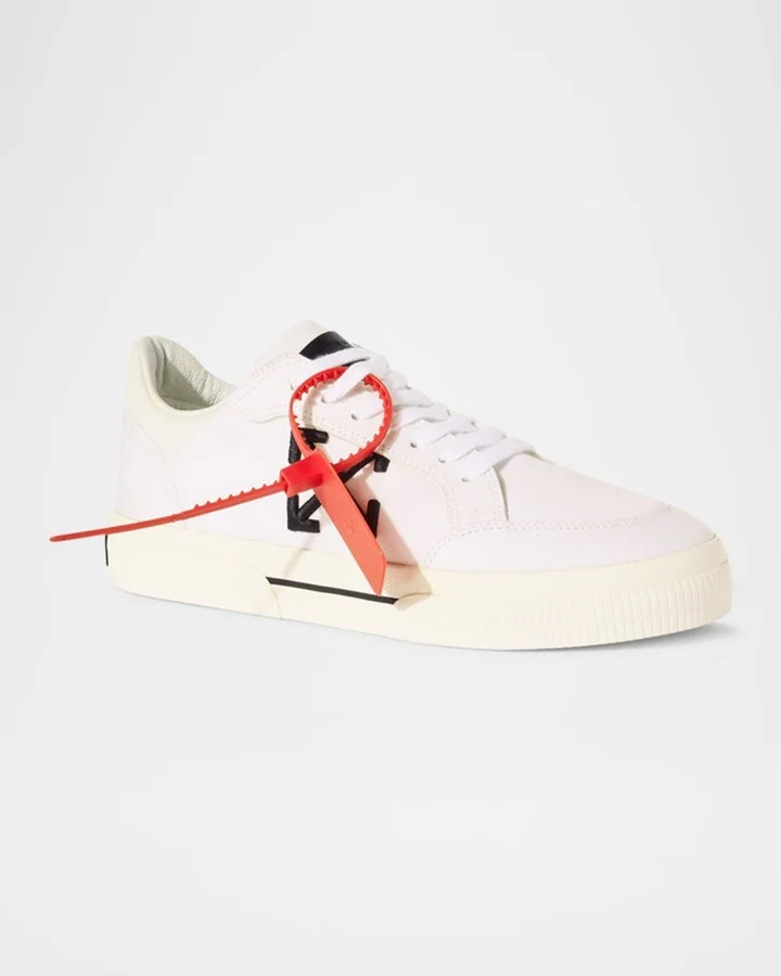 Vulcanized Canvas Bicolor Low-Top Sneakers - Image 11