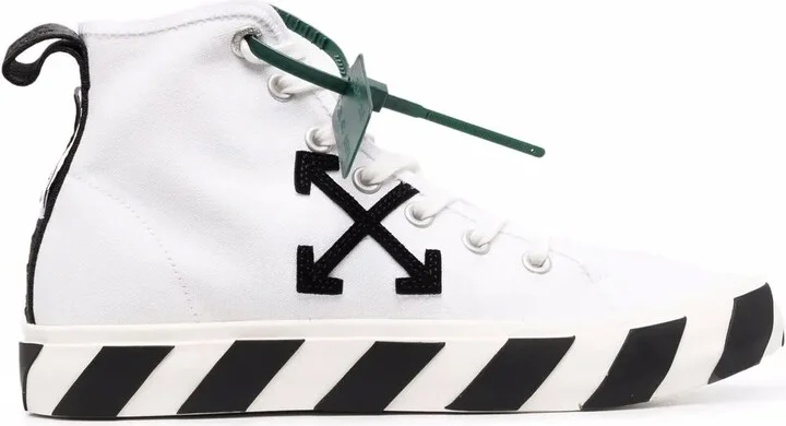 Vulcanized mid-top sneakers