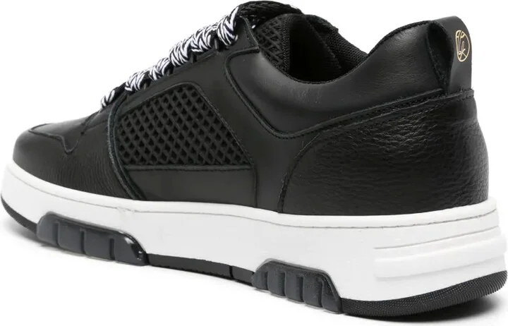 Vyper logo-print leather sneakers - Image 3