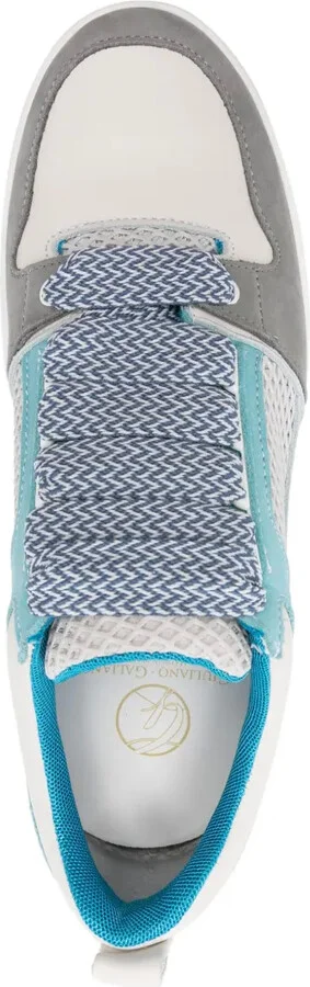 Vyper logo-print leather sneakers - Image 4