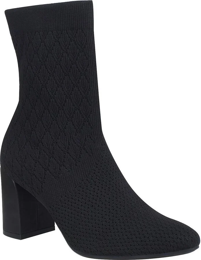 Vyra Womens Knit Pull On Ankle Boots