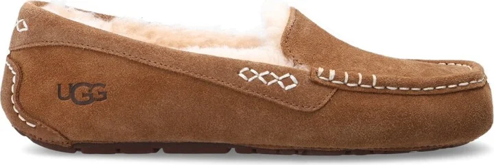 ‘W Ansley’ Moccasins With Fur Lining, , - Brown