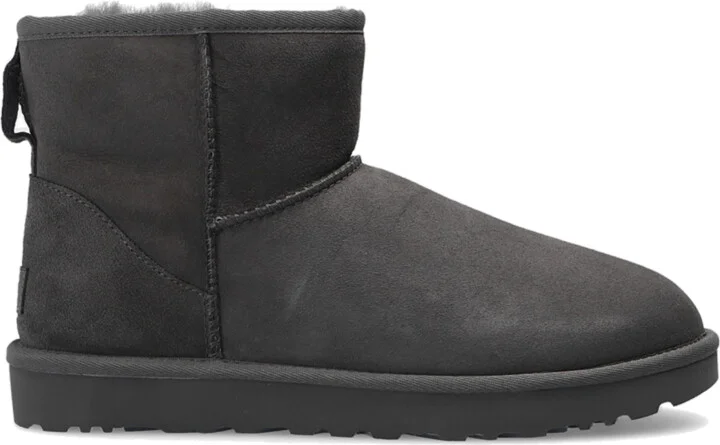 'W Classic Mini II' Suede Snow Boots, , - Grey