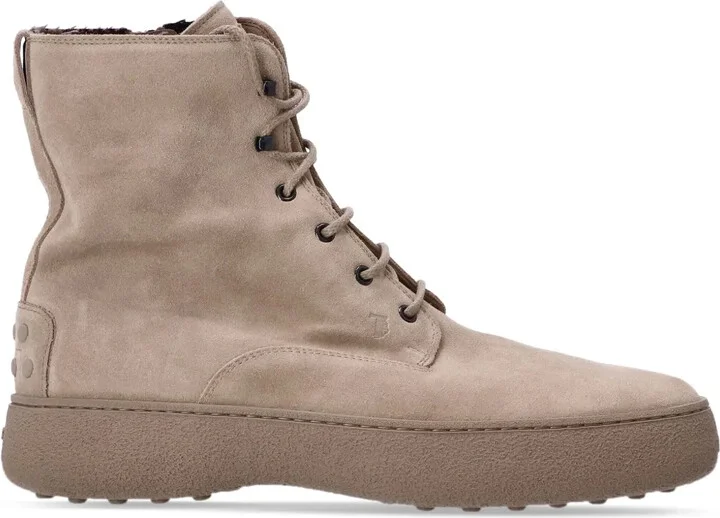 W. G. lace-up ankle boots