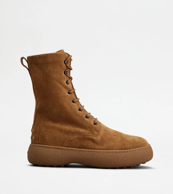 W. G. Lace-up Ankle Boots in Suede