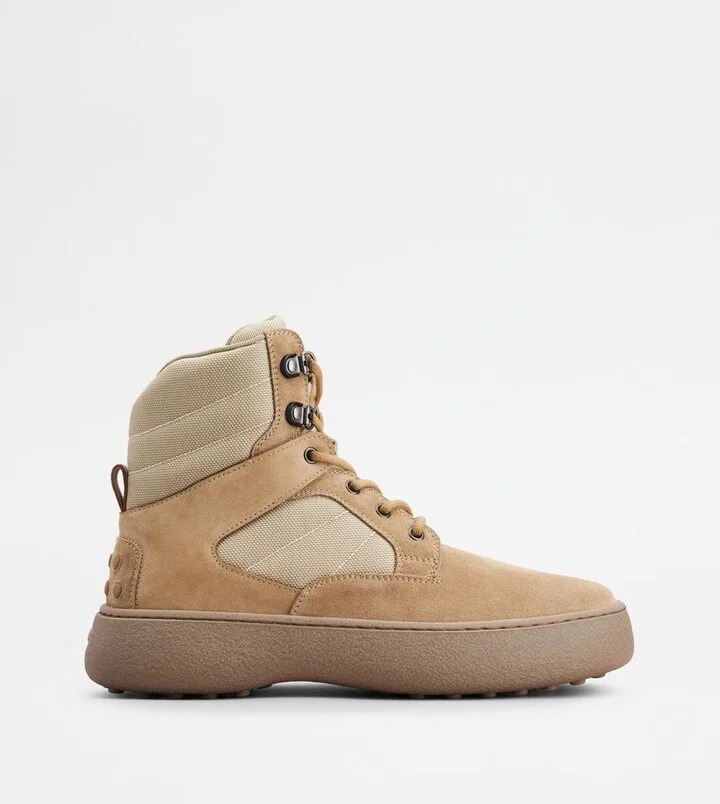 W. G. Lace-up Ankle Boots in Suede