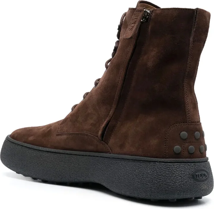 W. G. logo-patch boots - Image 3