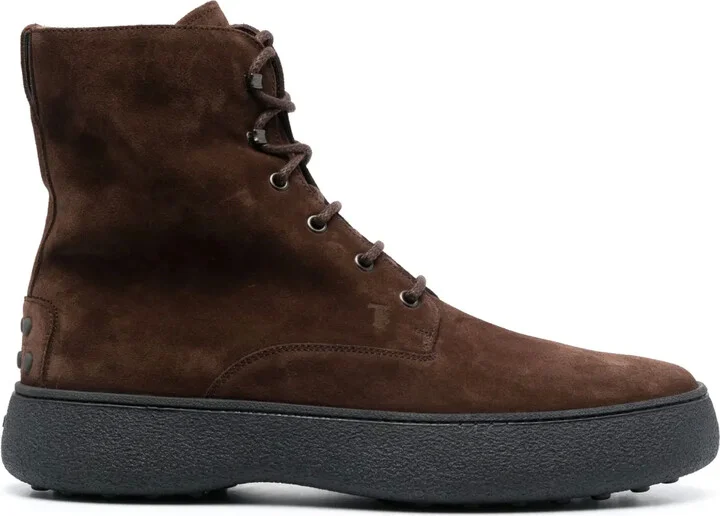 W. G. logo-patch boots
