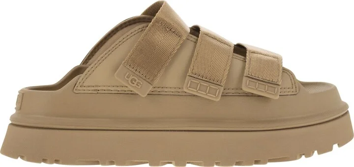 W Goldenglow Slide Dark Sand