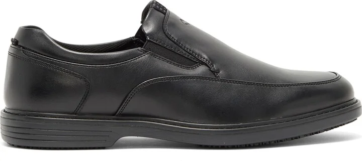 Wade Work Slip Resistant Moc Toe Venetian Loafer - Wide Width Available - Image 5