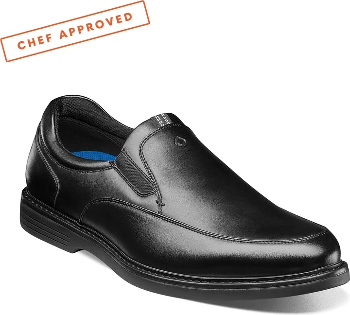 Wade Work Slip Resistant Moc Toe Venetian Loafer - Wide Width Available - Image 10