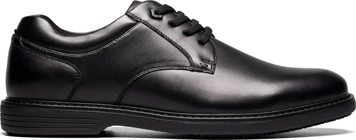 Wade Work Slip Resistant Plain Toe Derby - Wide Width Available - Image 4