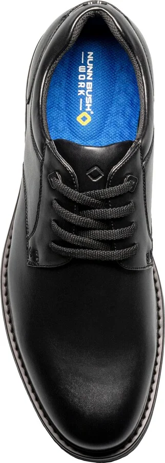 Wade Work Slip Resistant Plain Toe Derby - Wide Width Available - Image 5