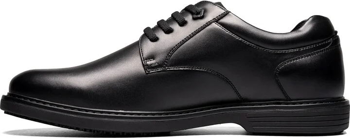 Wade Work Slip Resistant Plain Toe Derby - Wide Width Available - Image 11