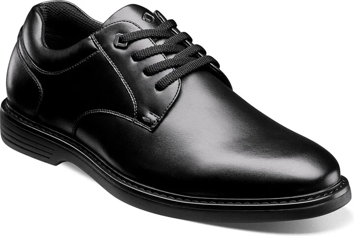 Wade Work Slip Resistant Plain Toe Derby - Wide Width Available