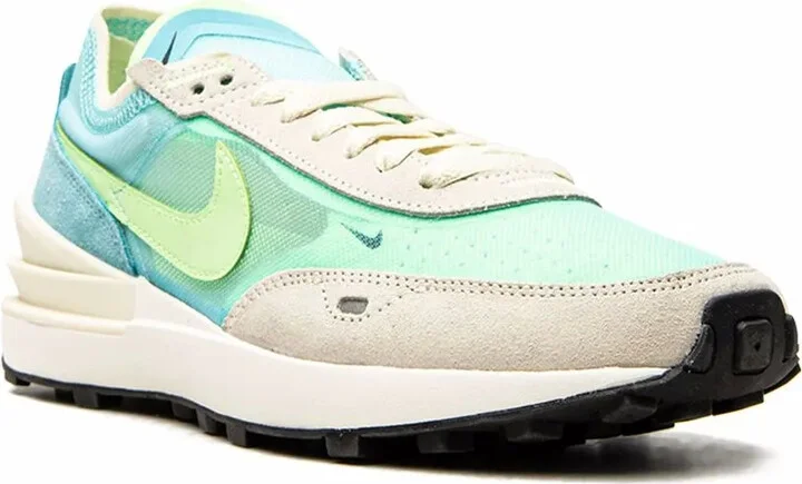 Waffle One "Bleached Aqua/Lime" sneakers - Image 2