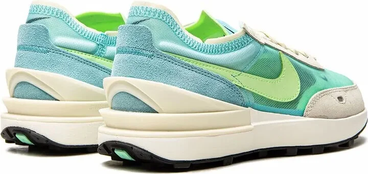 Waffle One "Bleached Aqua/Lime" sneakers - Image 3