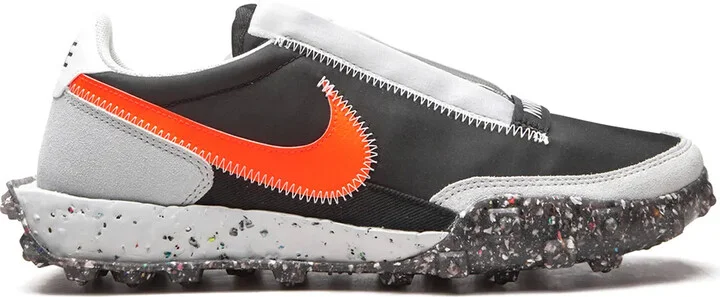 Waffle Racer Crater "Summit White/Hyper Crimson" sneakers