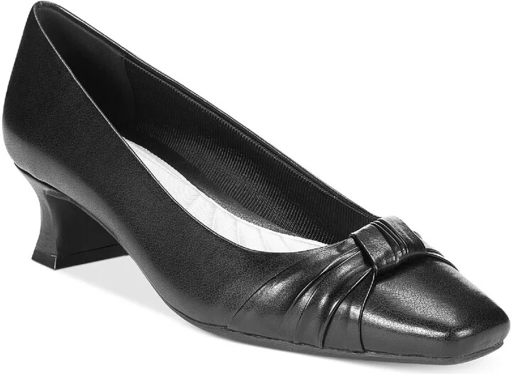 Waive Womens Faux Leather Gathered Flats