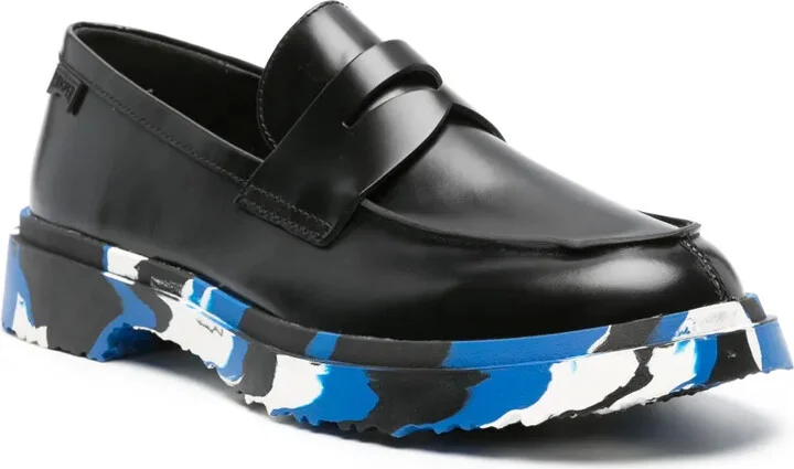 Walden contrasting-sole leather loafers - Image 2