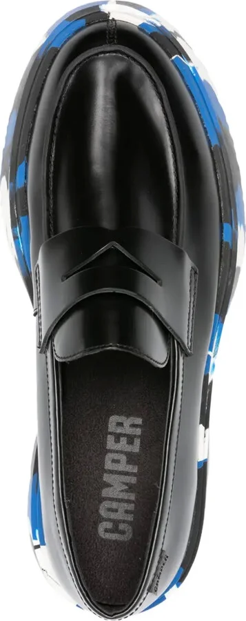 Walden contrasting-sole leather loafers - Image 4